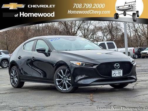 Jet Black Mica 2024 Mazda Mazda3 FWD w/Preferred Package