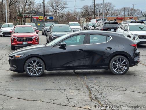Jet Black Mica 2024 Mazda Mazda3 FWD w/Preferred Package
