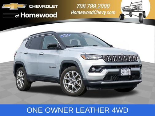 Silver Zynith Metallic Clearcoat 2025 Jeep Compass Limited