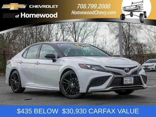 Midnight Black Metallic 2023 Toyota Camry XSE