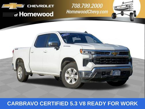 Summit White 2025 Chevrolet Silverado 1500 LT