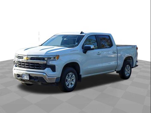 Summit White 2025 Chevrolet Silverado 1500 LT