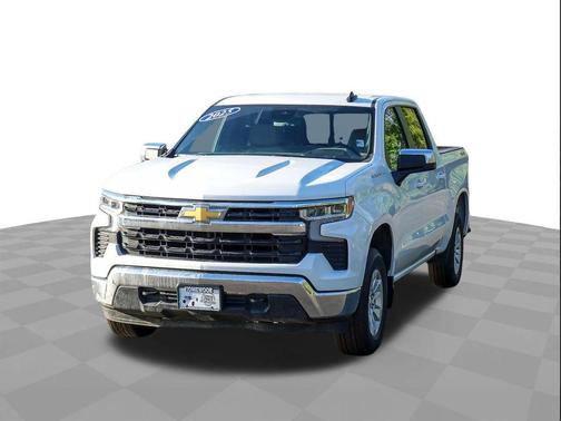 Summit White 2025 Chevrolet Silverado 1500 LT