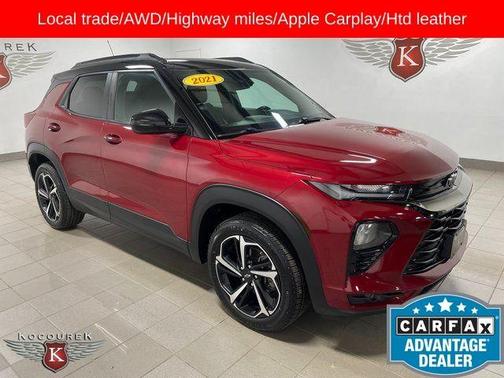 Scarlet Red Metallic 2021 Chevrolet Trailblazer RS