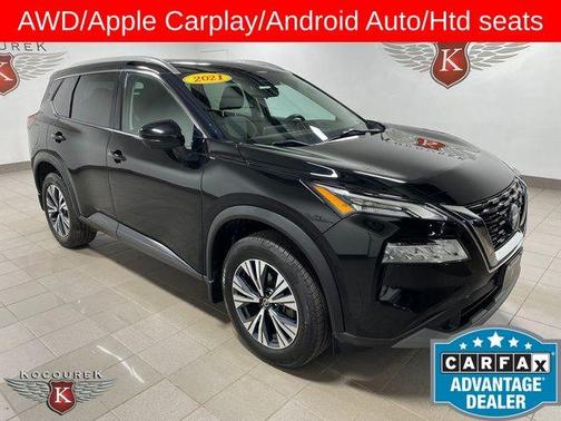 Black 2021 Nissan Rogue SV