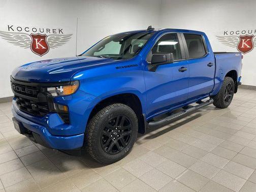 Glacier Blue Metallic 2023 Chevrolet Silverado 1500 Custom