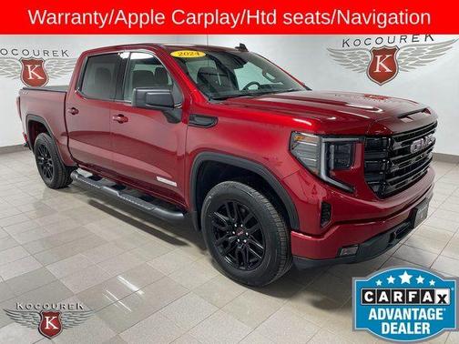 Volcanic Red 2024 GMC Sierra 1500 Elevation