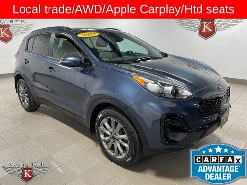 Pacific Blue 2022 Kia Sportage Nightfall