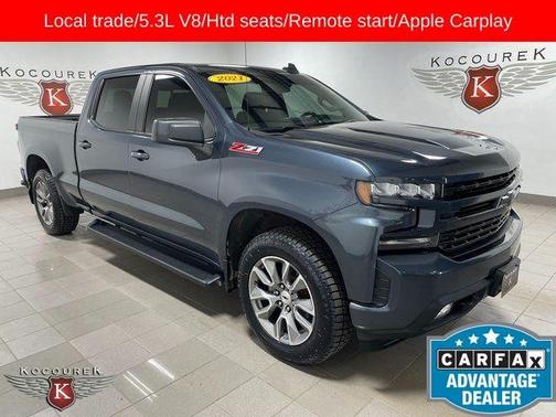 Shadow Gray Metallic 2021 Chevrolet Silverado 1500 RST