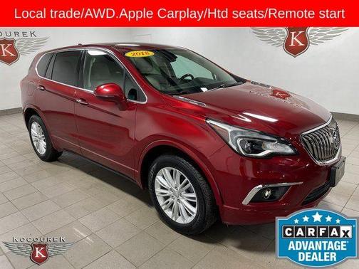 Chili Red Metallic 2018 Buick Envision Preferred