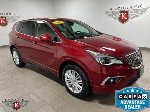 Chili Red Metallic 2018 Buick Envision Preferred