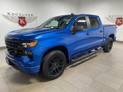 Glacier Blue Metallic 2024 Chevrolet Silverado 1500 Custom