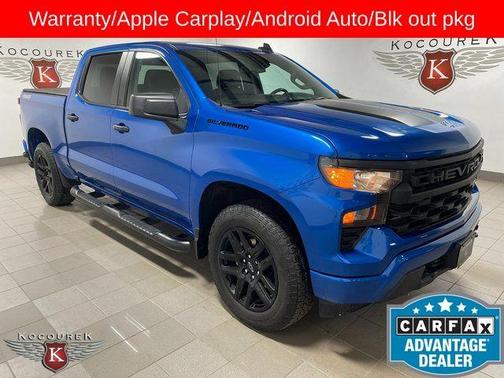 Glacier Blue Metallic 2024 Chevrolet Silverado 1500 Custom