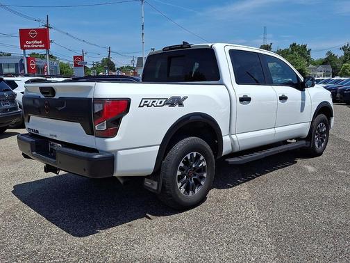 Glacier White 2024 Nissan Titan PRO-4X