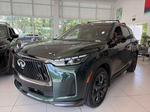 Deep Emerald/Black Obsidian 2027 INFINITI QX60 AUTOGRAPH