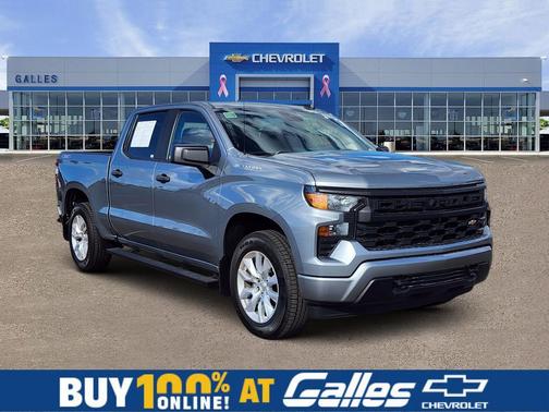 Sterling Gray Metallic 2023 Chevrolet Silverado 1500 Custom