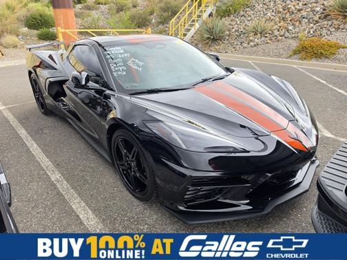 Black 2025 Chevrolet Corvette Stingray w/3LT