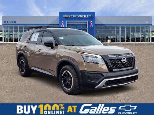 Baja Storm/Super Black Roof 2024 Nissan Pathfinder Rock Creek 4WD