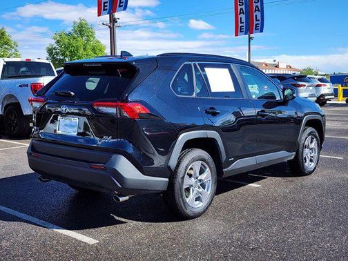 Midnight Black Metallic 2025 Toyota RAV4 Hybrid XLE