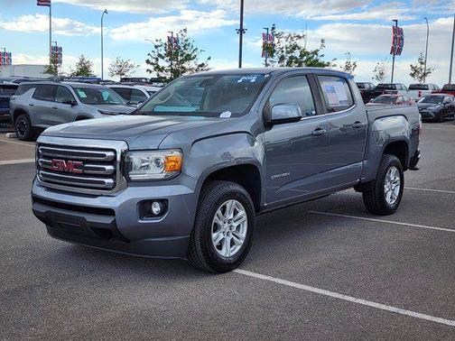 Satin Steel Metallic 2019 GMC Canyon SLE
