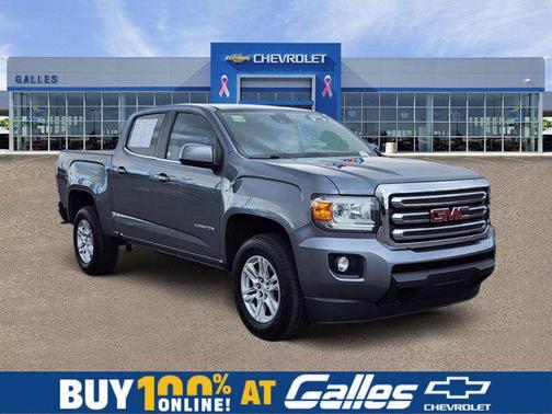 Satin Steel Metallic 2019 GMC Canyon SLE