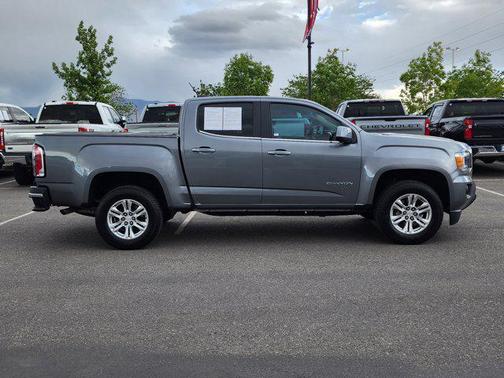 Satin Steel Metallic 2019 GMC Canyon SLE