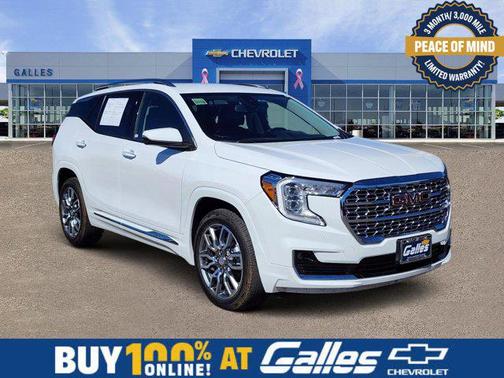 Summit White 2024 GMC Terrain Denali