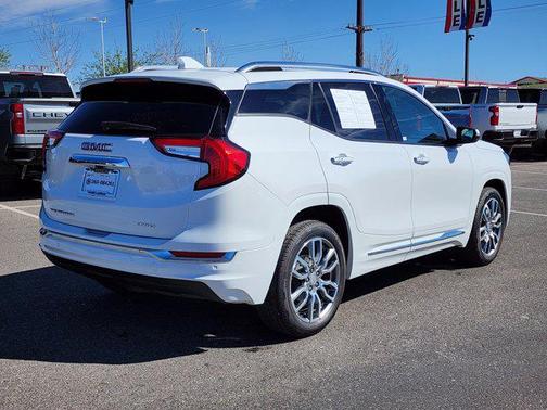 Summit White 2024 GMC Terrain Denali