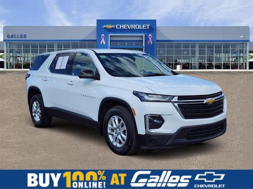 Summit White 2022 Chevrolet Traverse LS