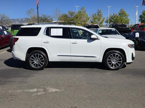 Summit White 2023 GMC Acadia Denali