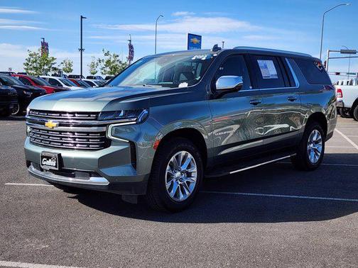 Silver Sage Metallic 2023 Chevrolet Suburban Premier