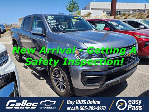 Satin Steel Metallic 2021 Chevrolet Colorado WT