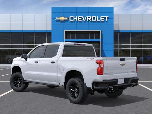 Summit White 2026 Chevrolet Silverado 1500 Custom Trail Boss