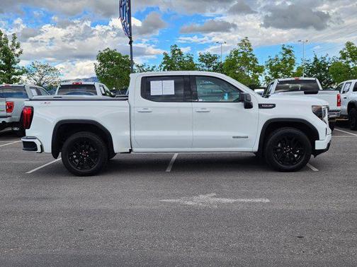 Summit White 2022 GMC Sierra 1500 Elevation