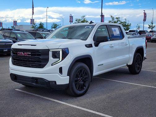Summit White 2022 GMC Sierra 1500 Elevation