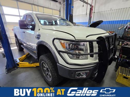 Pearl White 2017 Nissan Titan XD PRO-4X Truck