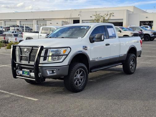 Pearl White 2017 Nissan Titan XD PRO-4X