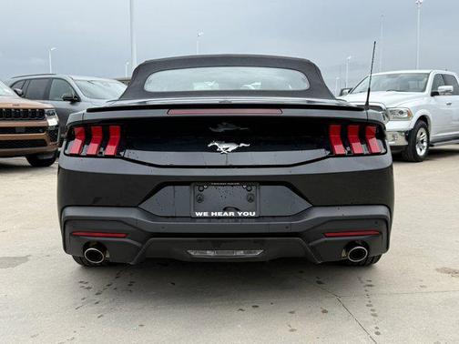 SHADOW BLACK 2025 Ford Mustang EcoBoost Premium
