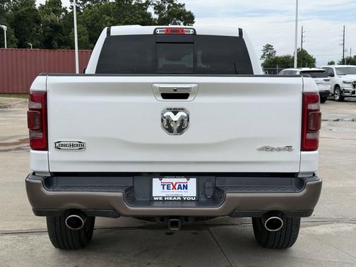 Ivory White Tri-Coat Pearlcoat 2020 RAM 1500 Longhorn