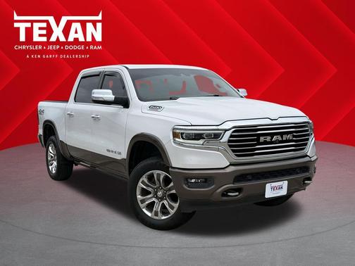 Ivory White Tri-Coat Pearlcoat 2020 RAM 1500 Longhorn