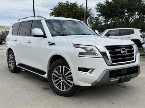 Aspen White Tricoat 2021 Nissan Armada SL 2WD
