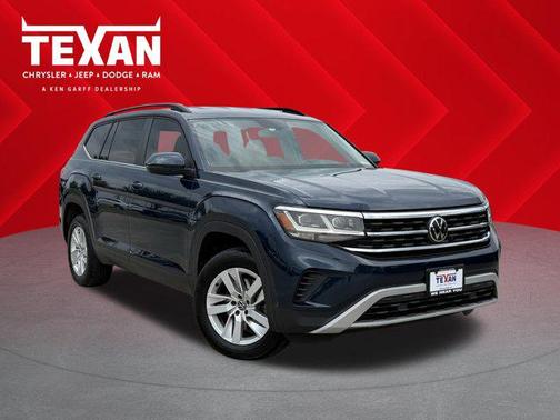 Tourmaline Blue Metallic 2021 Volkswagen Atlas 2.0T S