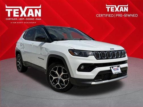Bright White Clearcoat 2024 Jeep Compass Limited