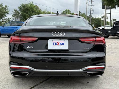 Black 2024 Audi A5 Sportback 45 S Line Premium Plus
