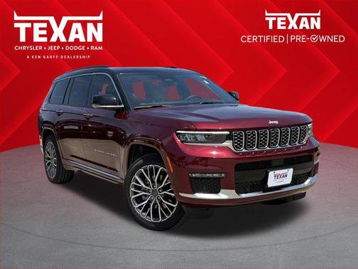 Velvet Red Pearlcoat 2025 Jeep Grand Cherokee L Summit Reserve