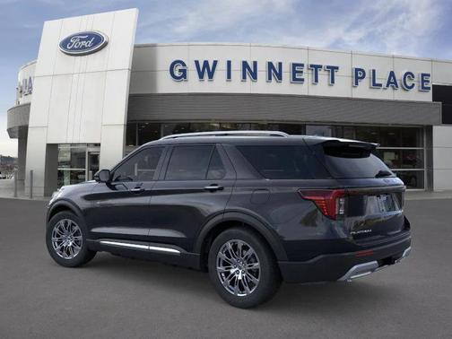 Agate Black Metallic 2026 Ford Explorer Platinum