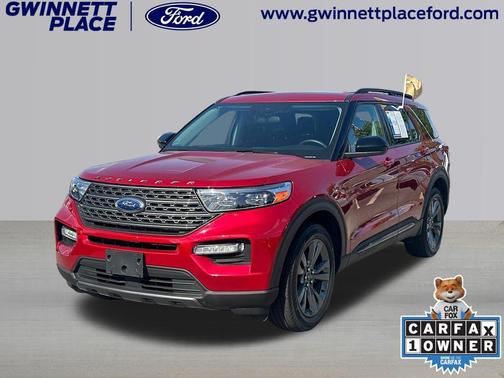 Rapid Red Metallic Tinted Clearcoat 2023 Ford Explorer XLT