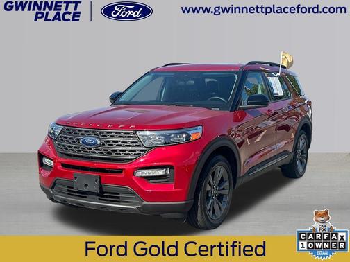 Rapid Red Metallic Tinted Clearcoat 2023 Ford Explorer XLT