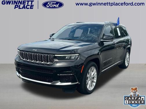 Diamond Black Crystal Pearlcoat 2021 Jeep Grand Cherokee L Summit