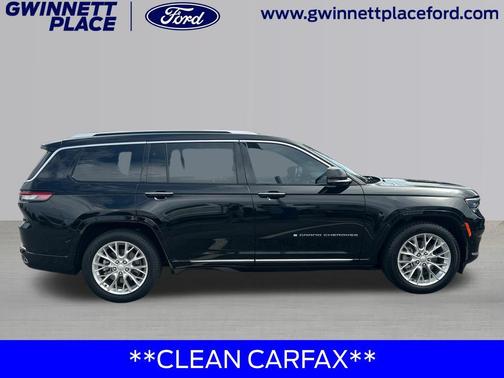Diamond Black Crystal Pearlcoat 2021 Jeep Grand Cherokee L Summit